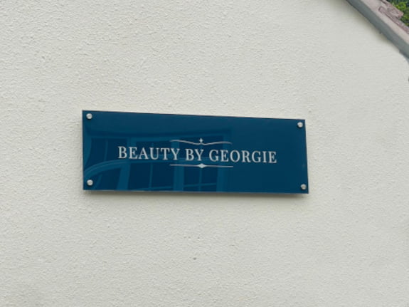 Beauty by Georgie Sign